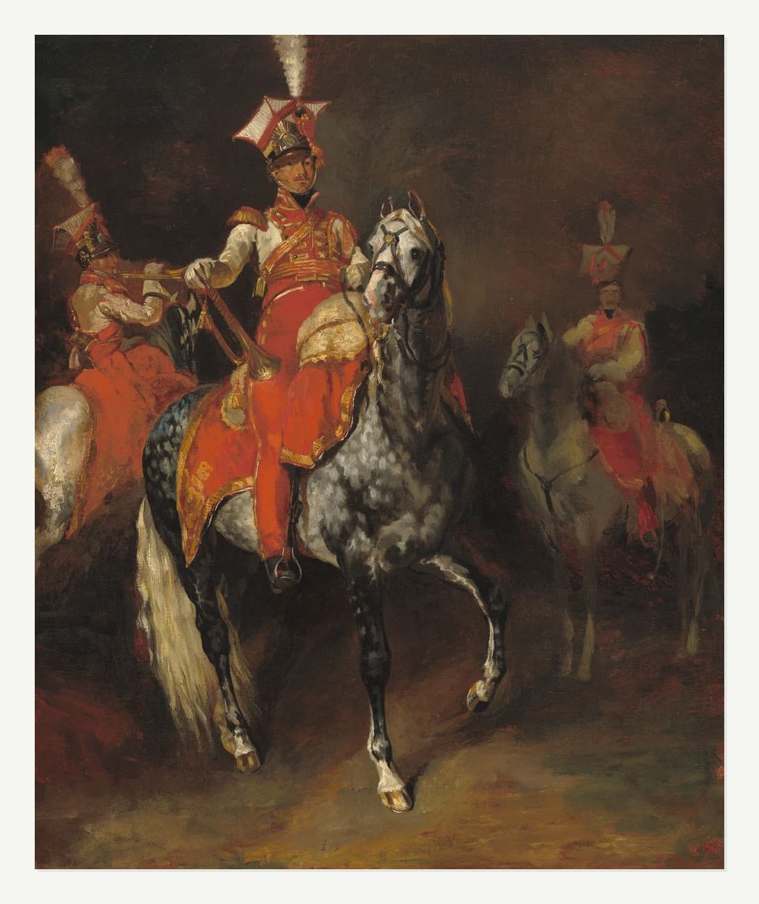 Mounted Trumpeters Of Napoleon'S Imperial Guard