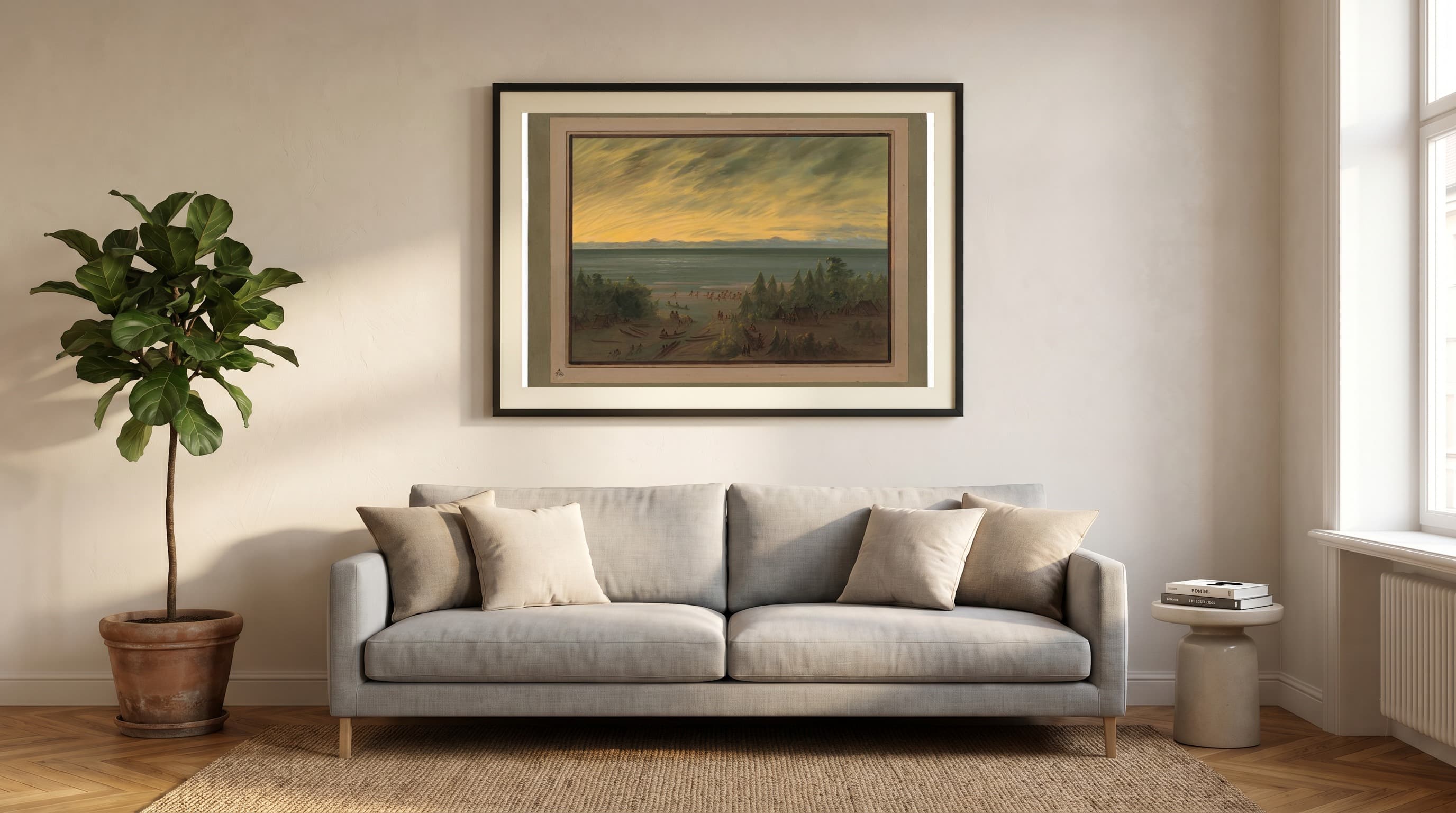 Nayas Village At Sunset in Living Room