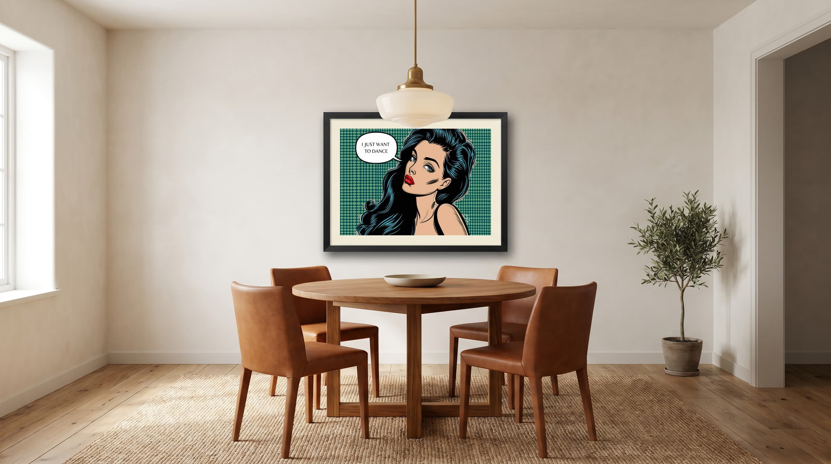 Pop Art No. 01 in Dining Room