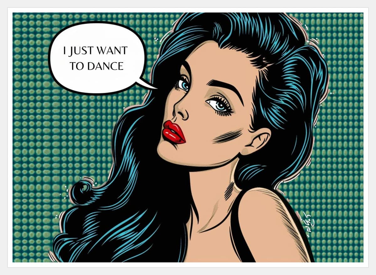 Pop Art No. 01 - White Frame