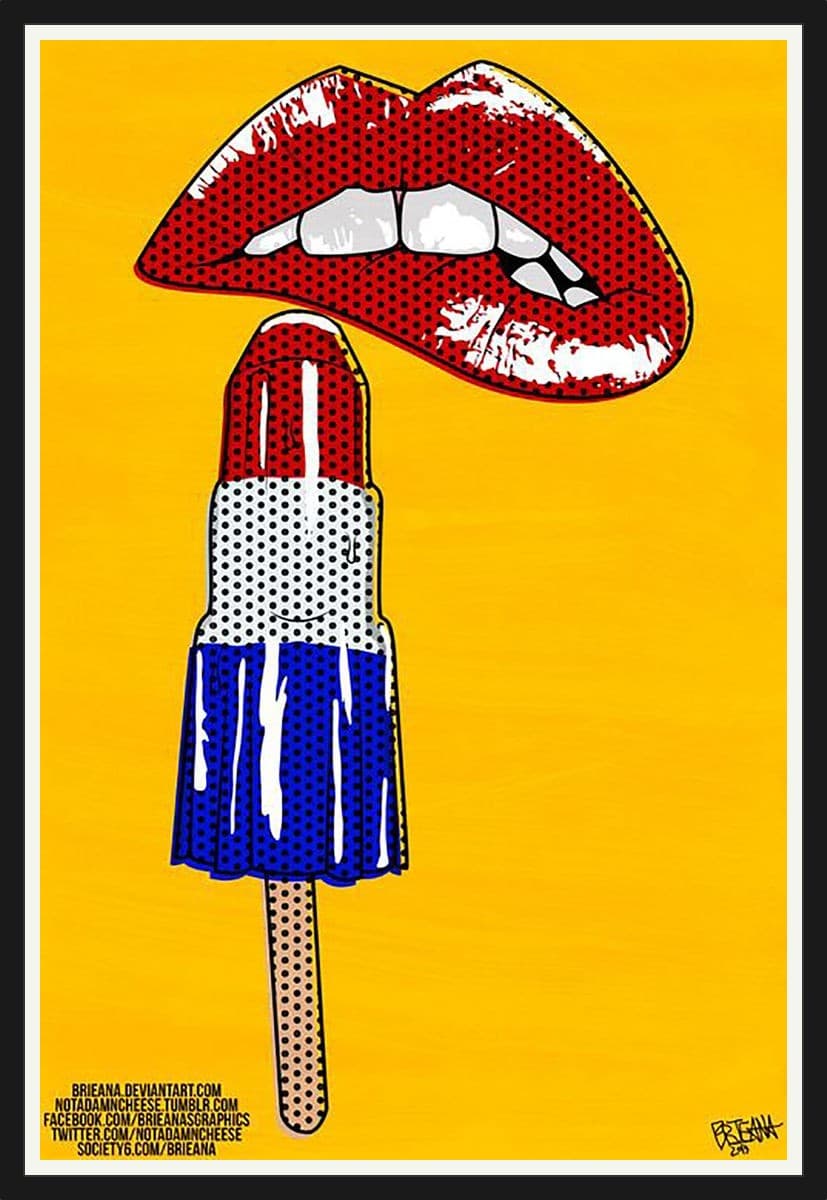 Pop Art No. 02 - Black Frame