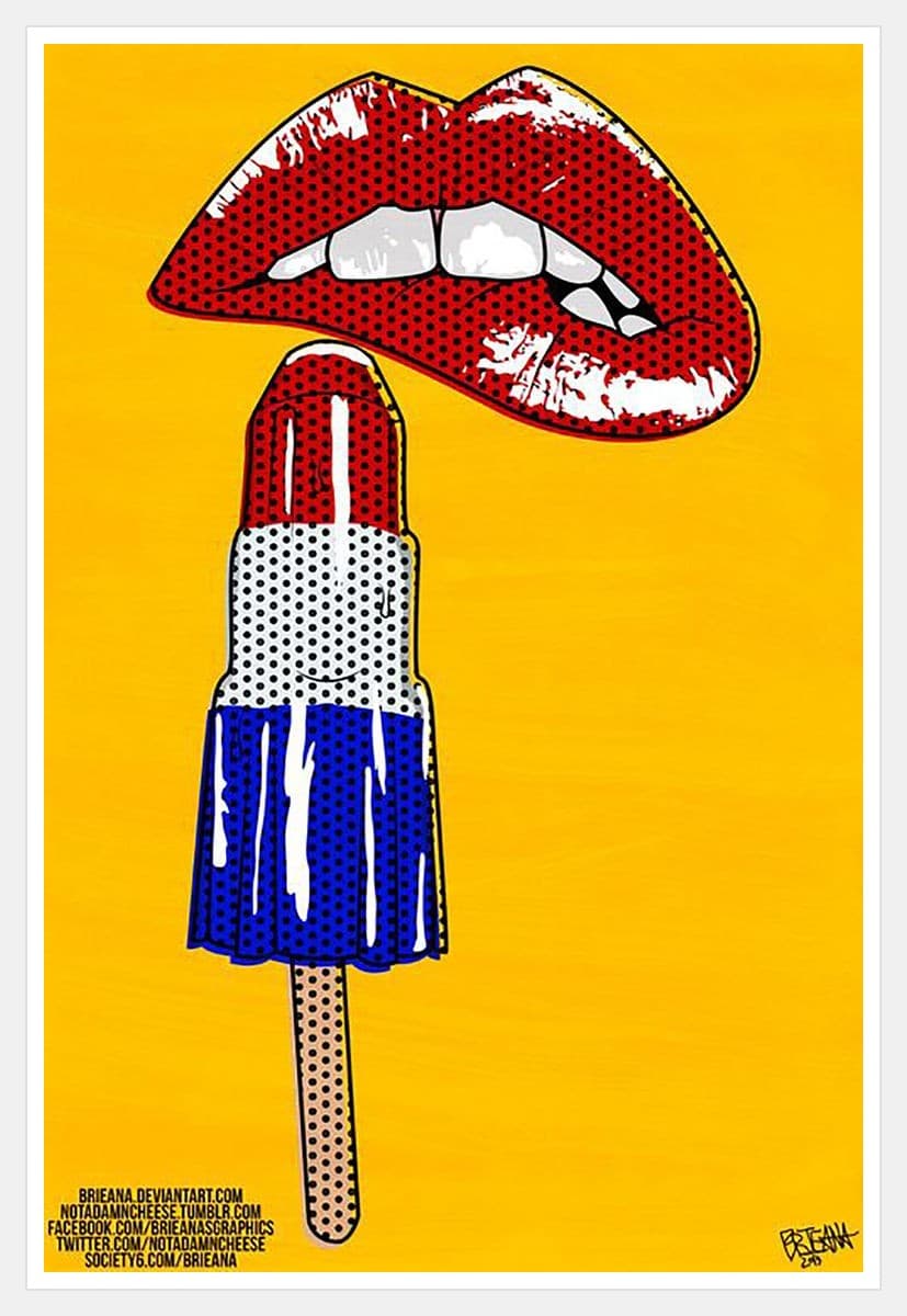Pop Art No. 02 - White Frame