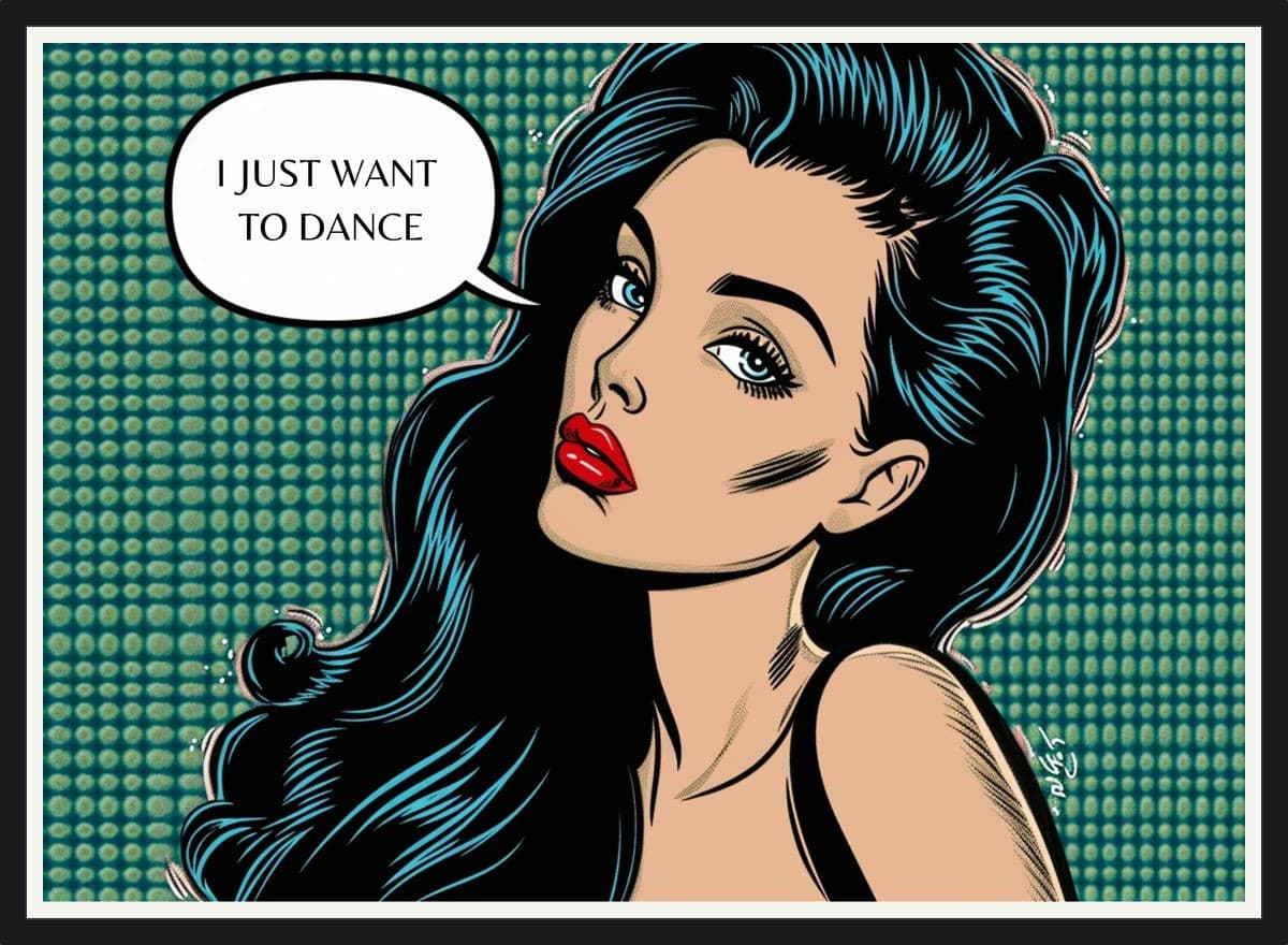 Pop Art No. 04 - Black Frame