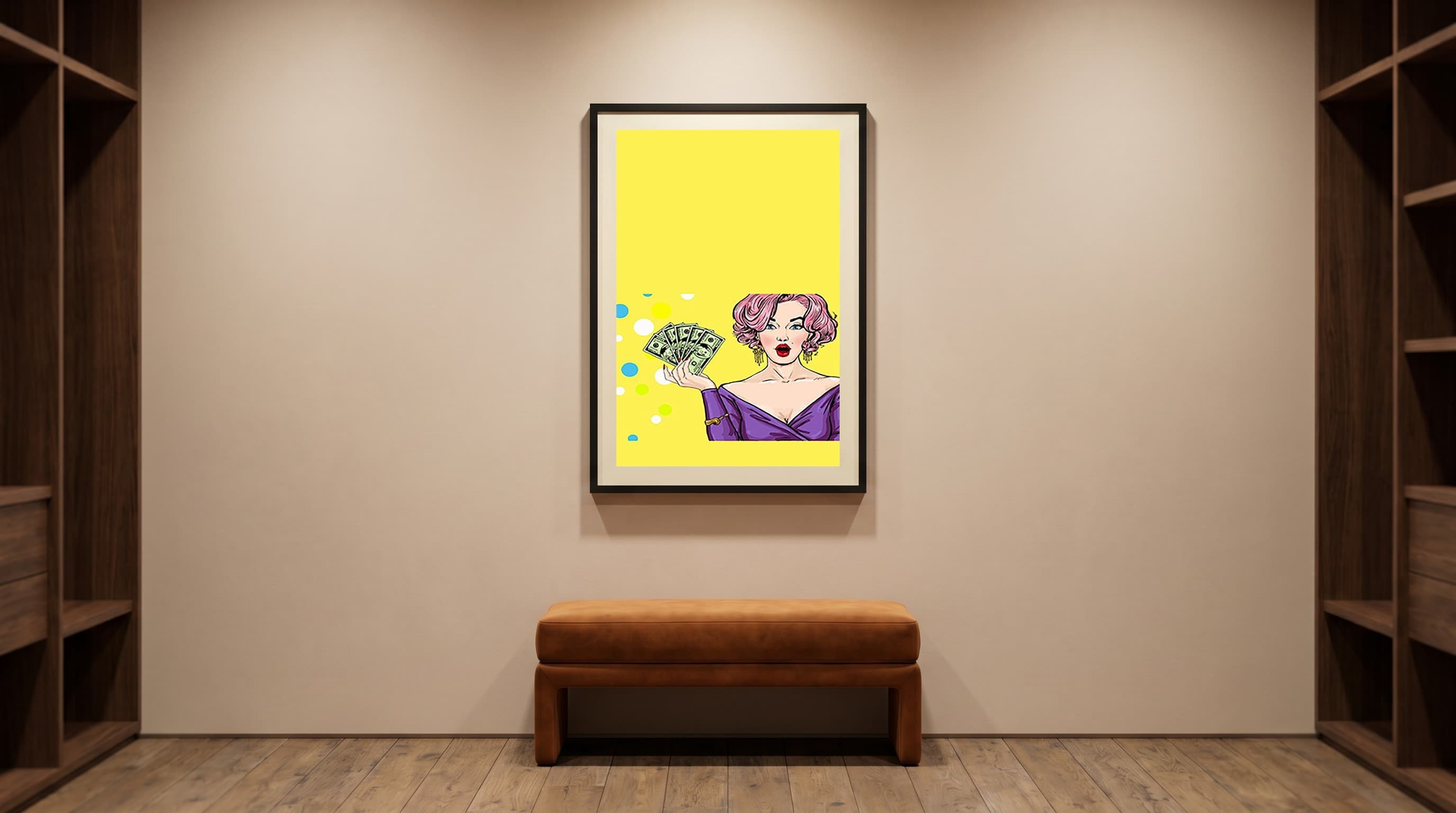 Pop Art No. 05 in Walk-in Closet