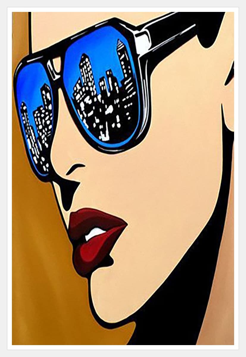 Pop Art No. 06 - White Frame