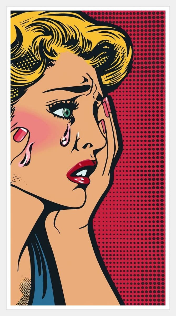 Pop Art No. 07 - White Frame