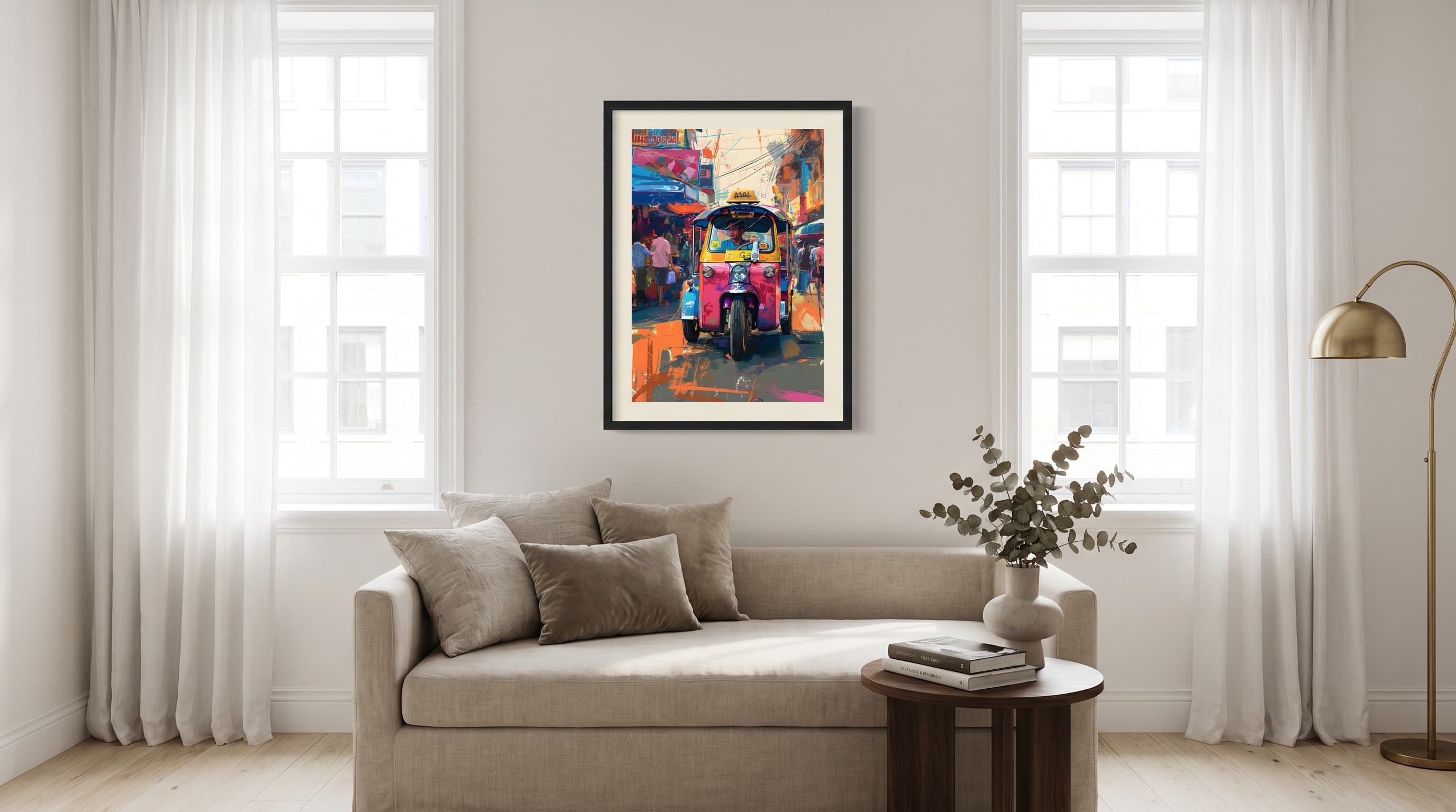 Rickshaw Lane in Studio Apartment
