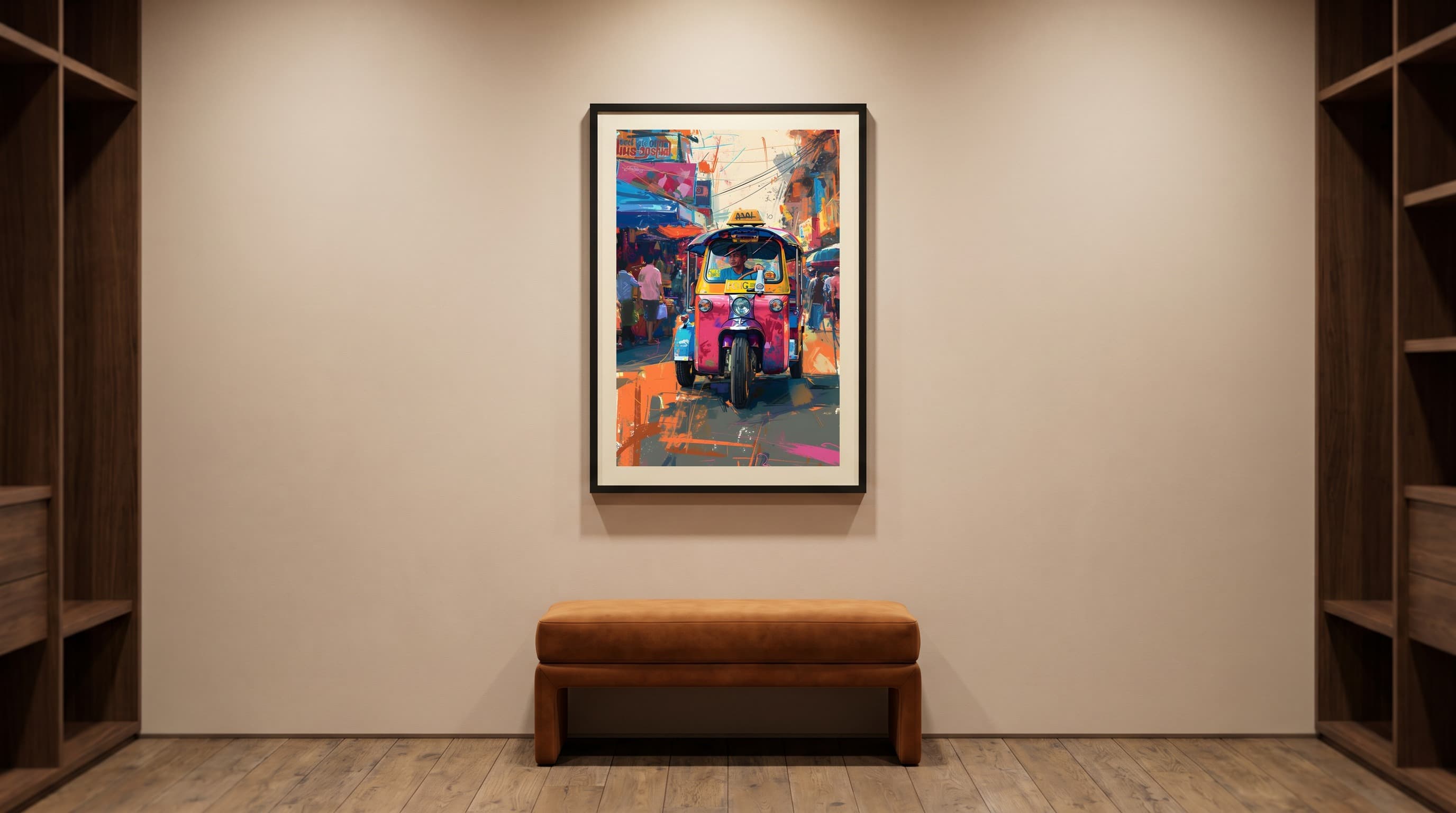 Rickshaw Lane in Walk-in Closet
