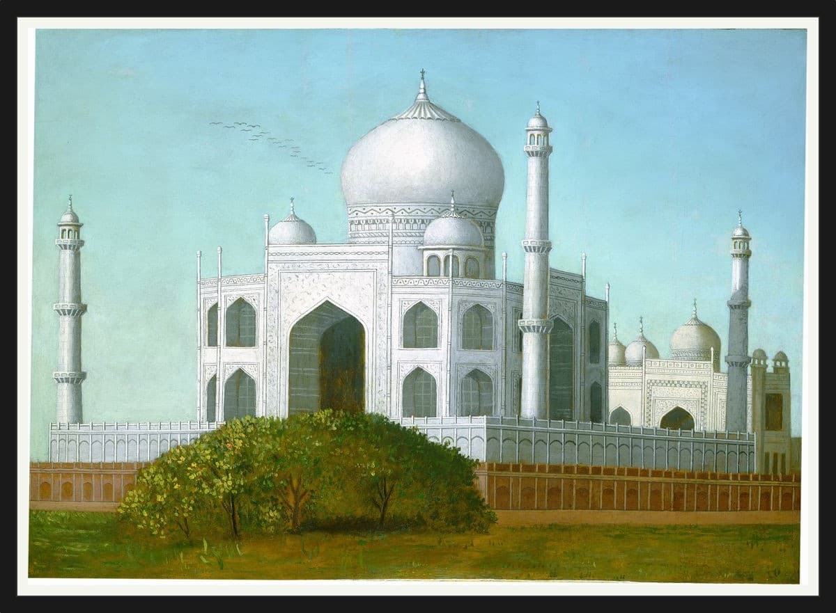 The Taj Mahal - Black Frame