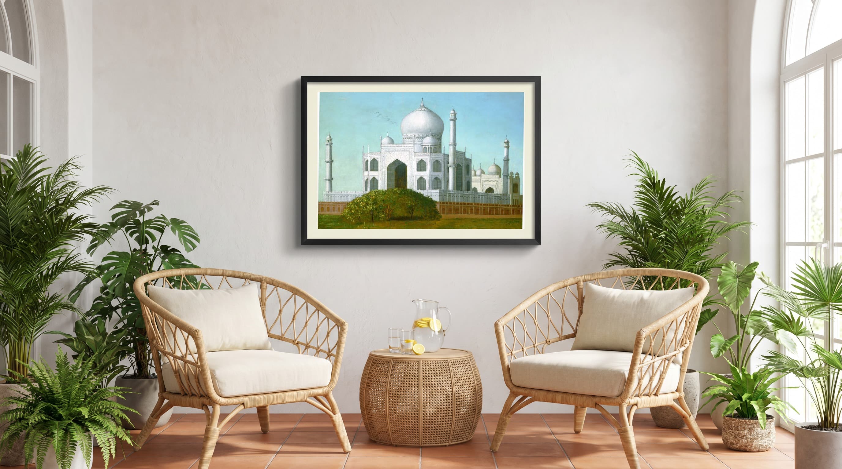 The Taj Mahal in Sunroom