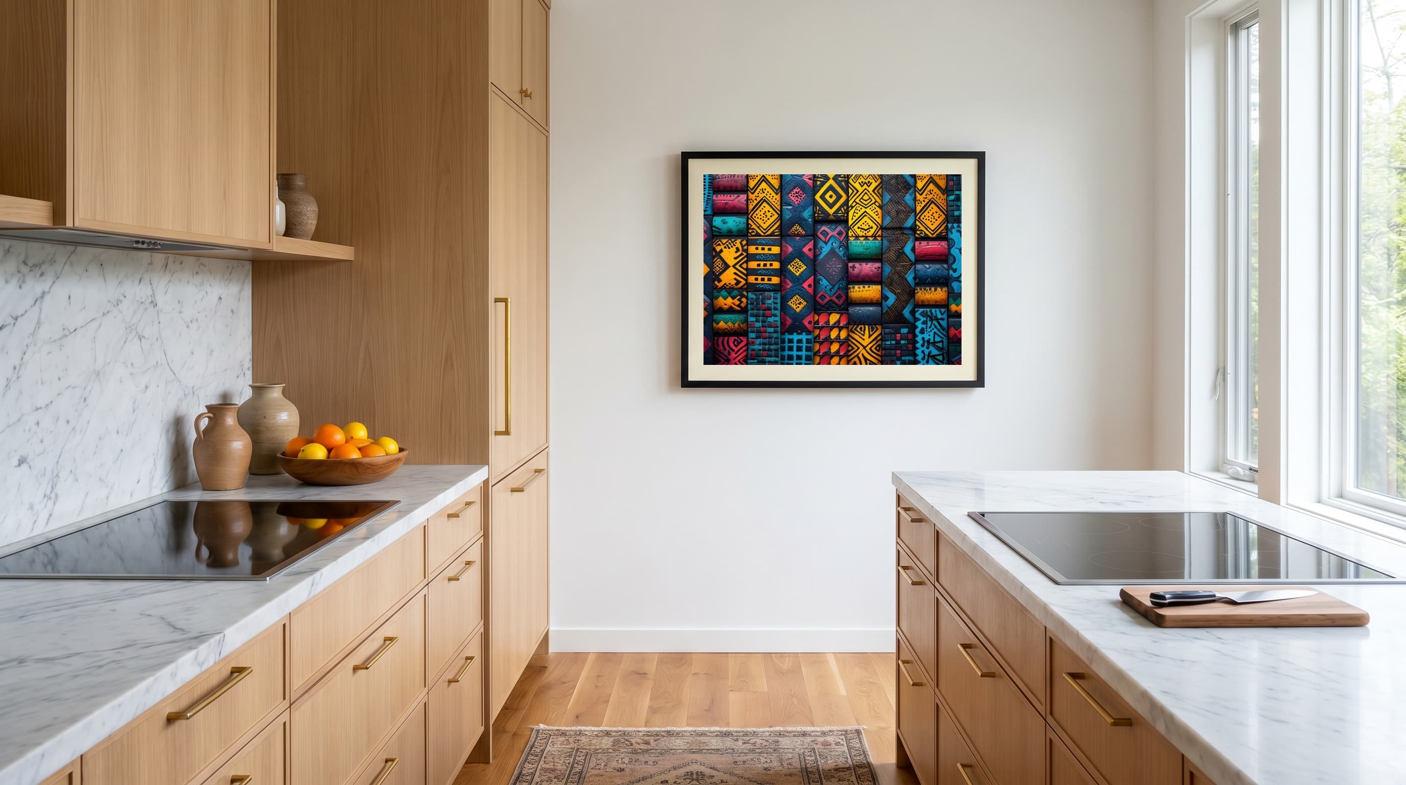 Tribal Geometry in Kitchen