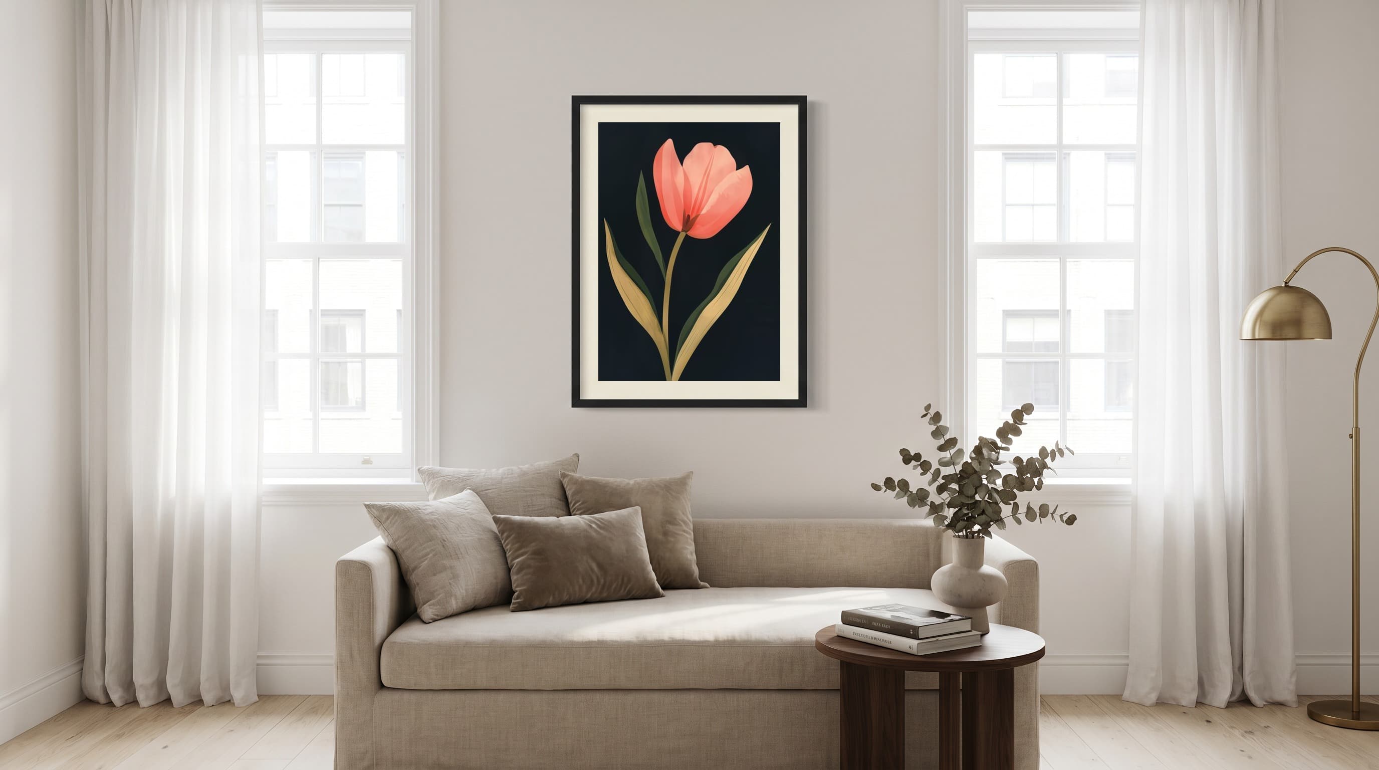 Twilight Tulip in Studio Apartment