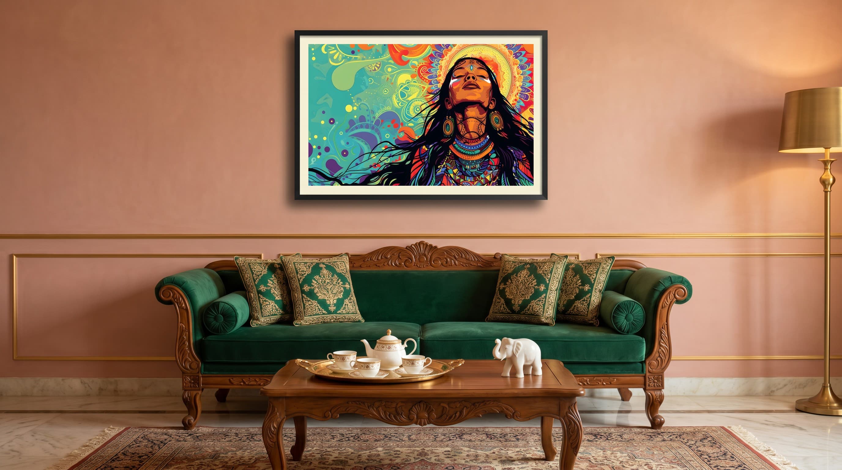 Mandala Goddess — in situ