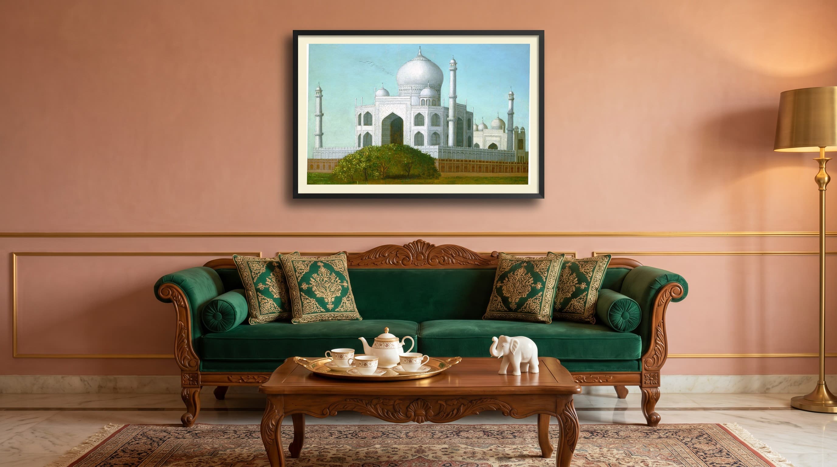 The Taj Mahal — in situ